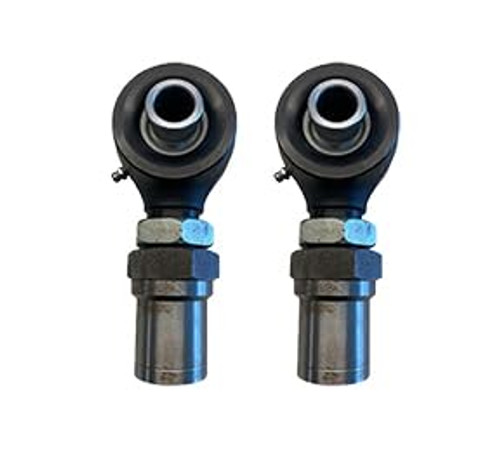 Pair of Rebuildable Heim Joints with 3/4" Bore and 1.25"-12 Threads – Includes 1.50" OD Hex Tube Inserts & Jam Nuts (RH & LH)