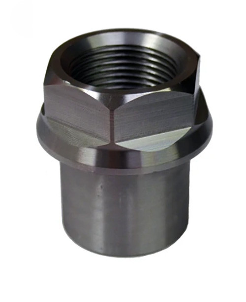 Hex Weld-In Tube Adapter – 1.25”-12 LH Thread for 2” Inner Diameter Tube