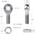 Left Hand Heim Joint Rod End, 3/4” Bore and 7/8”-14 Thread with Jam Nut