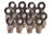 16pc 1" Bore Heim Joint Kit – LH/RH 1.50"-12 w/ 2" Inserts