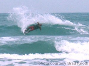Scott Guy catching a wave