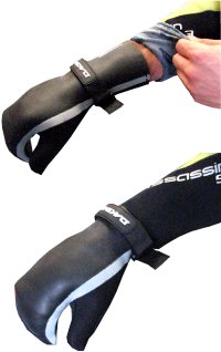 Roll your sleeve over your glove