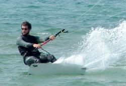 Marc Hoeksema kiteboarding