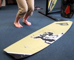 Jump on your kiteboard