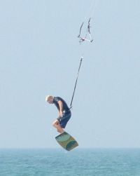 Use a good kite leash