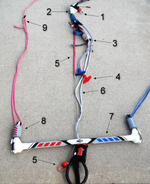 2008 Naish Helix Sigma Series kite bar