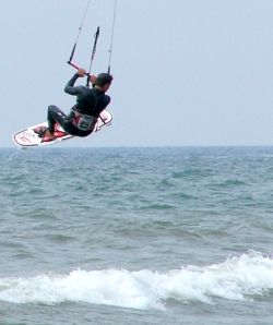 Spot your landing and pull on lead hand