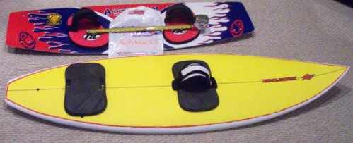 Use your current kiteboard to check the footstrap/footbed width