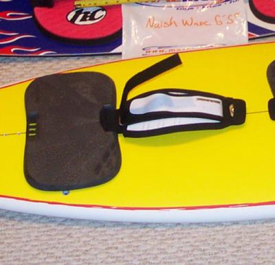 Set the pad and strap in place