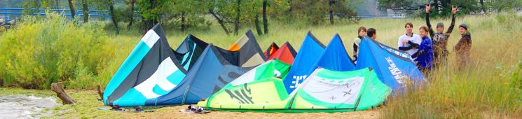 spots to go kiteboarding and snowkiting