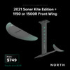 2021 North Sonar Kite Edition + 1150/1500R Front Wing Package