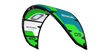 2026 Ozone Edge VT Kiteboarding Kite - Emerald - Left Canopy View