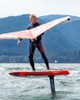 2026 Starboard Above Foilboard Blue Carbon - In Action