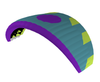 Ozone AFTERBURNER V1 Parawing - Purple/Emerald/Lime