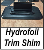 Wizardhat Trim Shim Stackable Hydrofoil Shimming System