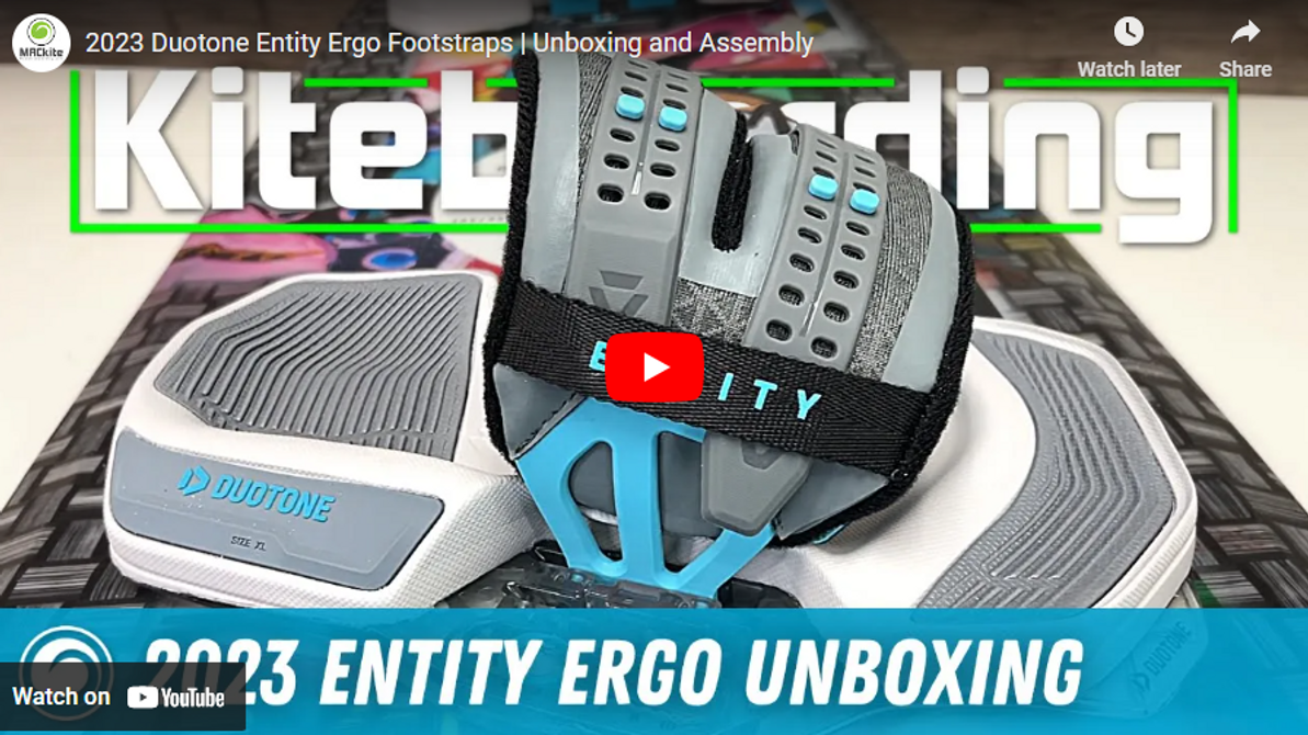 2023 Duotone Entity Ergo Footstraps | Unboxing and Assembly