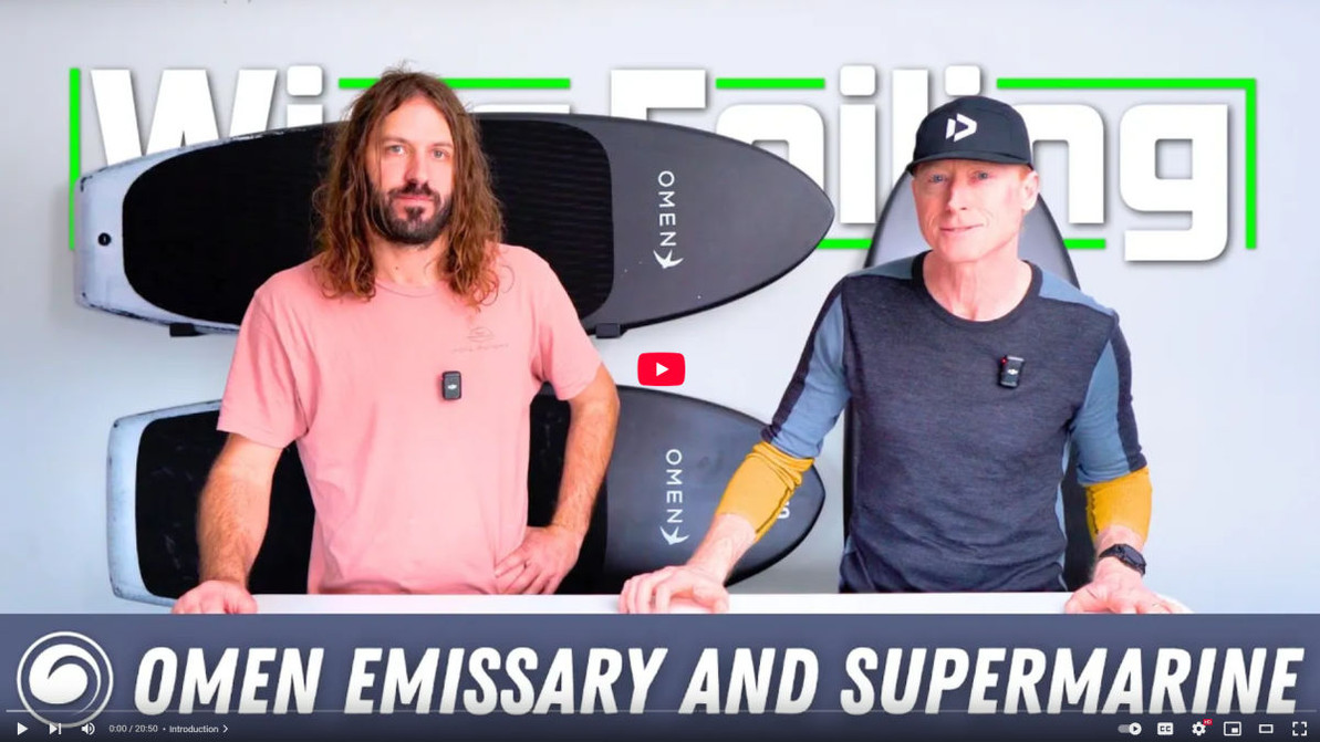The Newest Wing Foil Boards from Omen | Introducing the Emissary and SuperMarine