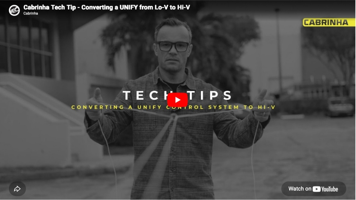 How to Convert Your Cabrinha Unify Bar from Low-V to High-V