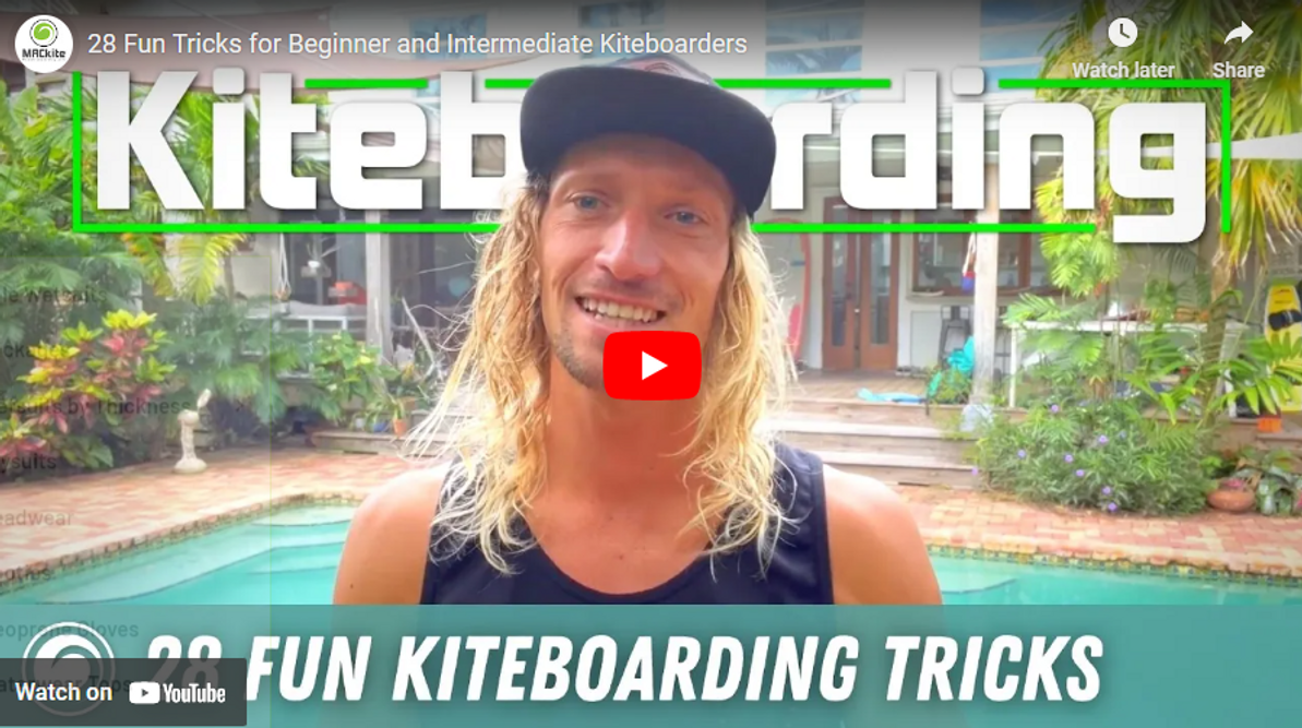 28 Fun Tricks for Beginner and Intermediate Kiteboarders