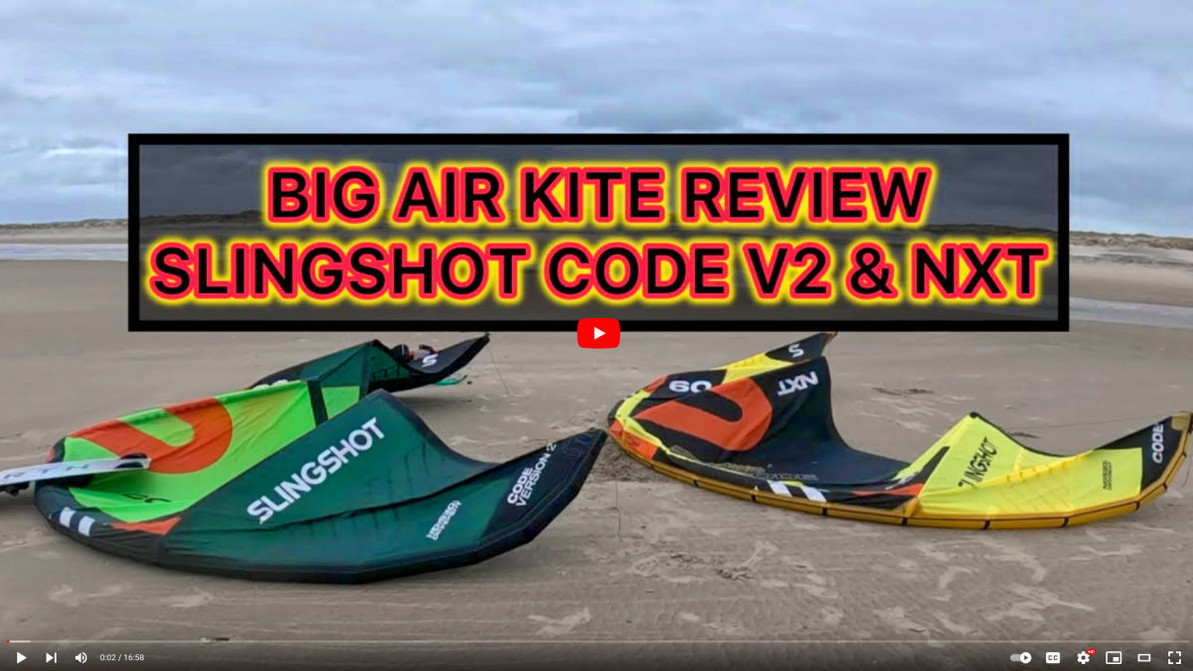 Big Air Kite Review - Slingshot Code v2 and NXT