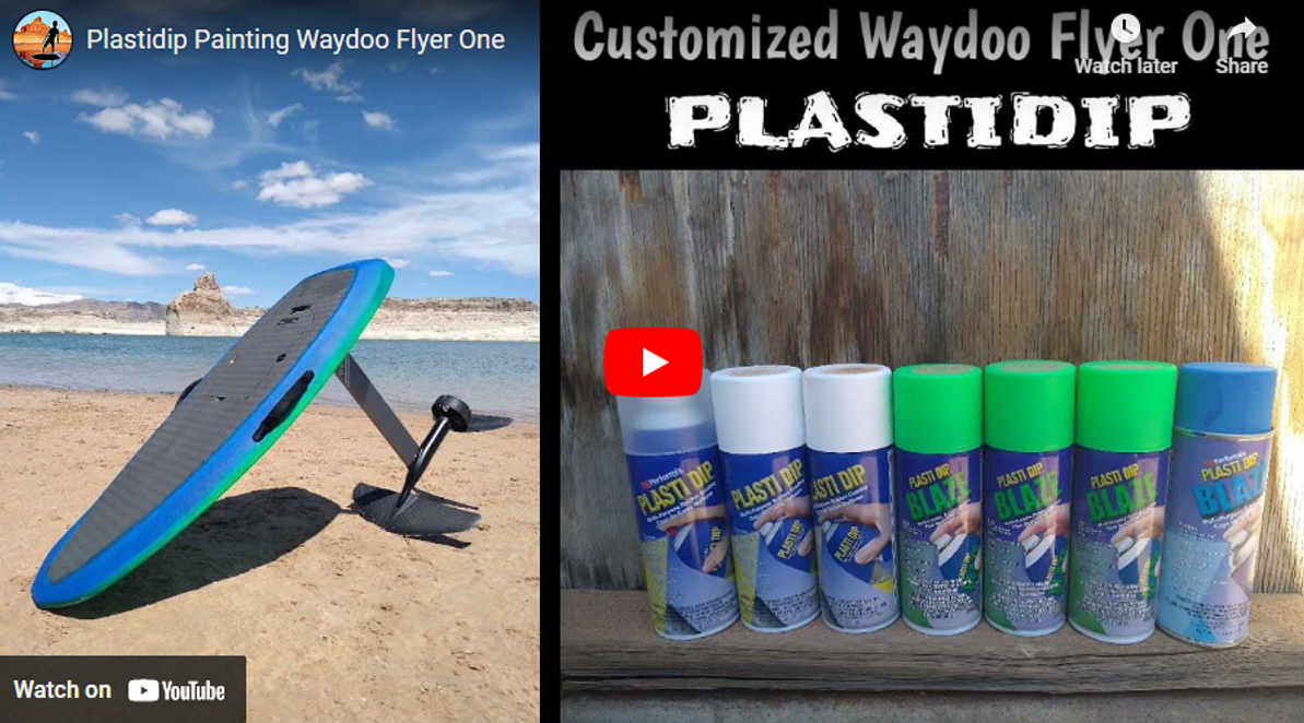 Custom Painting your Waydoo Flyer One with Plastidip - MACkite Boardsports  Center