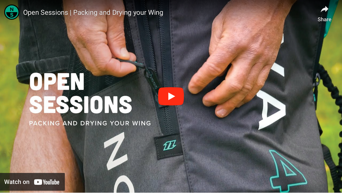 Drying and Packing Your Wing After a Session | Why It's Important