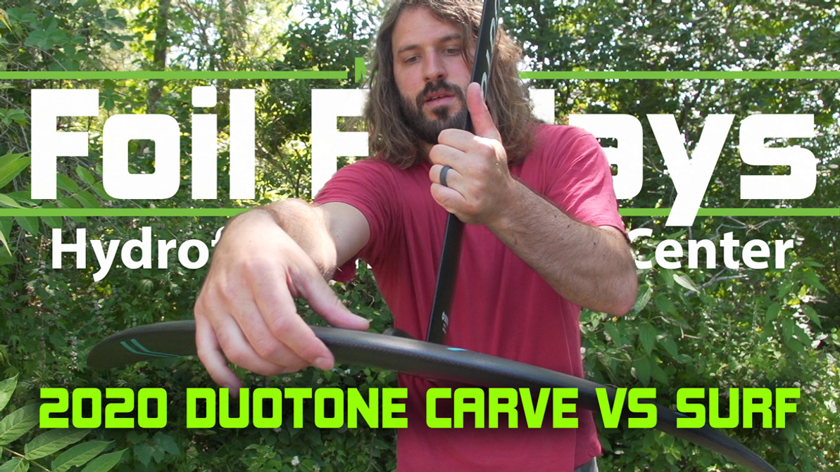 Comparing Duotone's Spirit Surf & Carve Hydrofoil - Foil Fridays