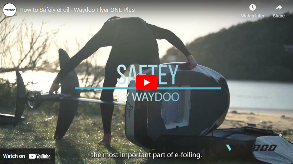 eFoil Safety Tips While Riding Your Waydoo