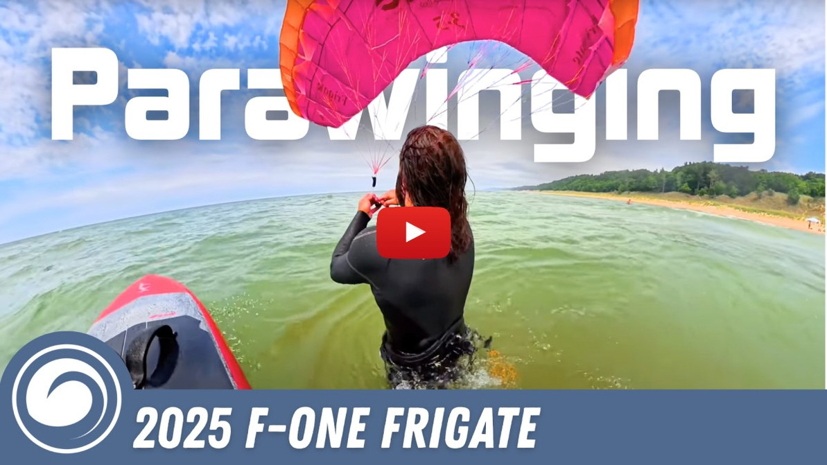 2025 F-One Frigate Parawing | Ultra-Light, Single-Skin, Built for Downwind
