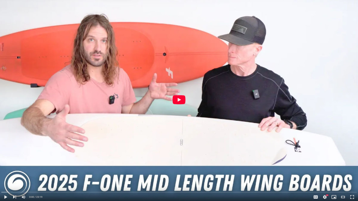 2025 F-One Rocket Surf Prone, Rocket Wing Crossover, and Rocket Midlength Boards