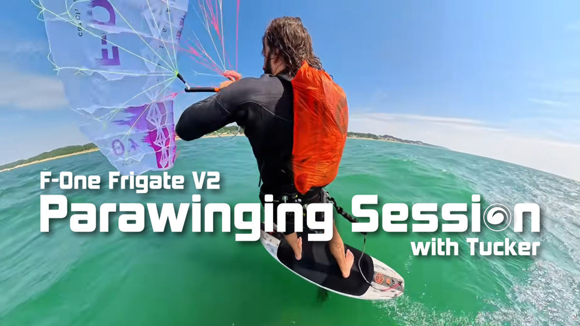 F-One Frigate V2 Parawing Session