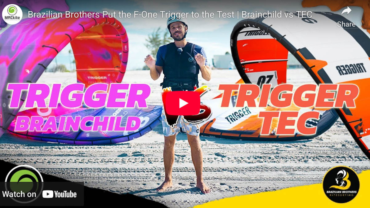 F-One Trigger TEC vs Brainchild | Performance Tested in Brazil