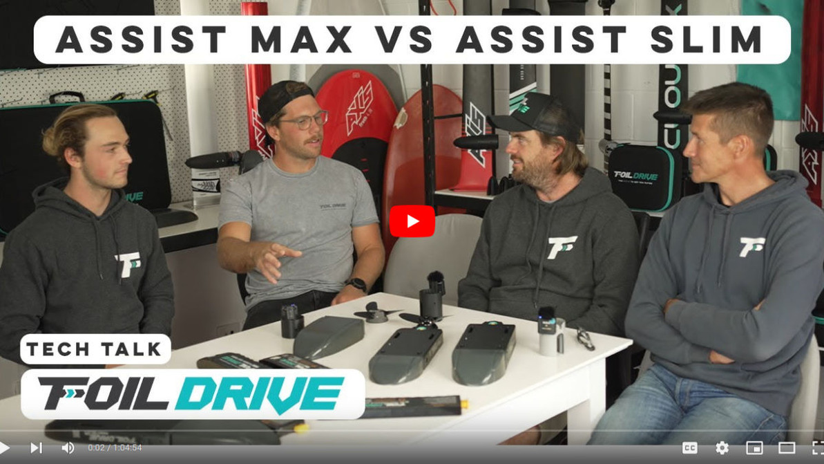 Comparing the Foil Drive Assist MAX vs. Assist Slim