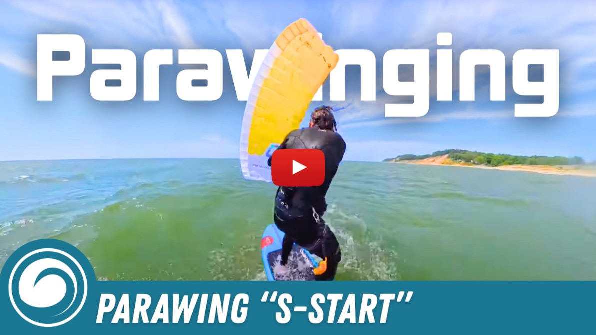 Struggling to Get on Foil in Light Wind? Try the Parawing "S-Start" Method
