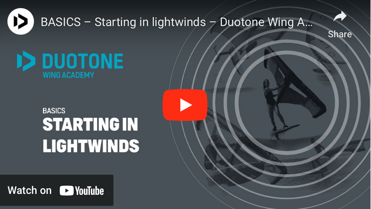 How to Wing Foil in Light Wind | Duotone Wing Academy