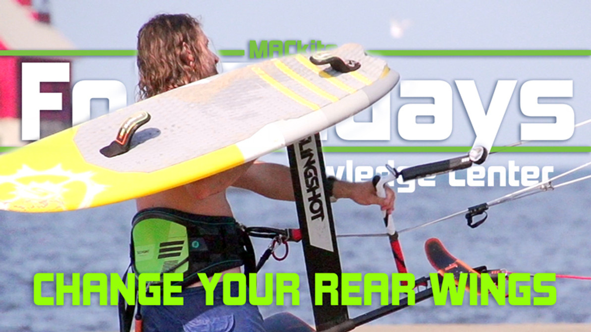 Hydrofoiling: Can you change your rear wing?