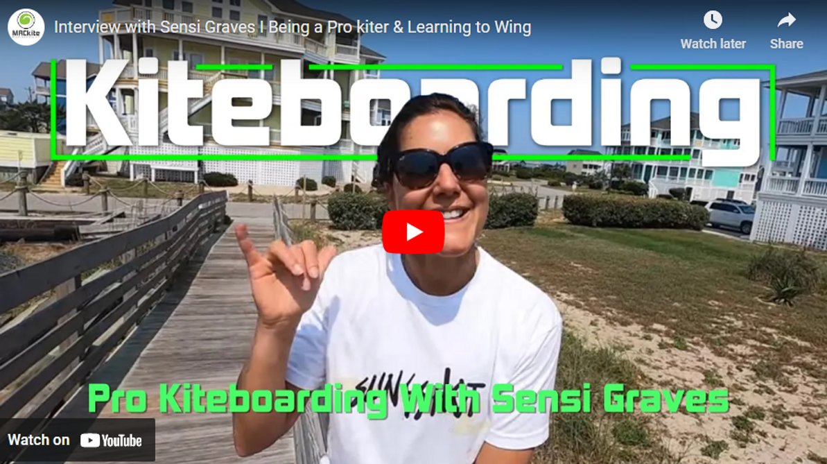 Interview with Sensi Graves I Being a Pro kiter & Learning to Wing