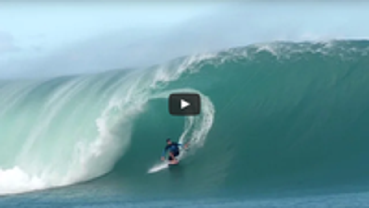 Keahi De Aboitiz at Teahupoo (Cabrinha Kitesurfing)