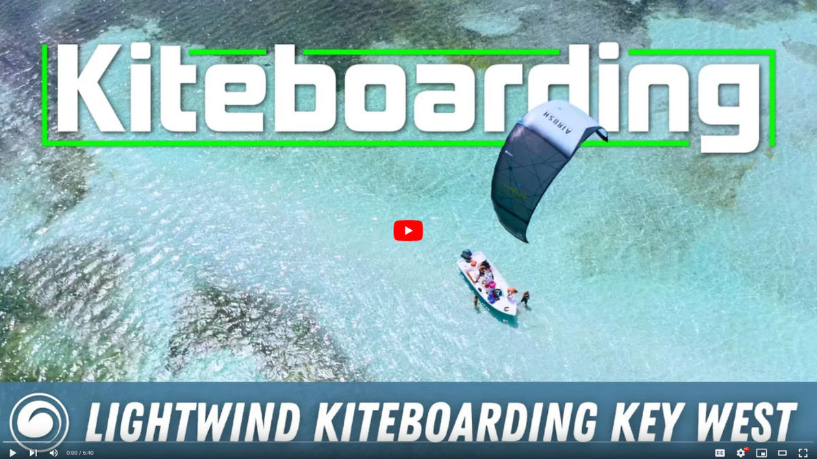 Lightwind Kiteboarding in Key West with Kristen and RyGo | MACkite x Airush