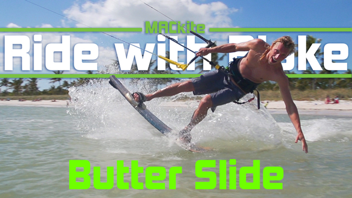 kiteboarding: How to Butterslide "Ride with Blake" 