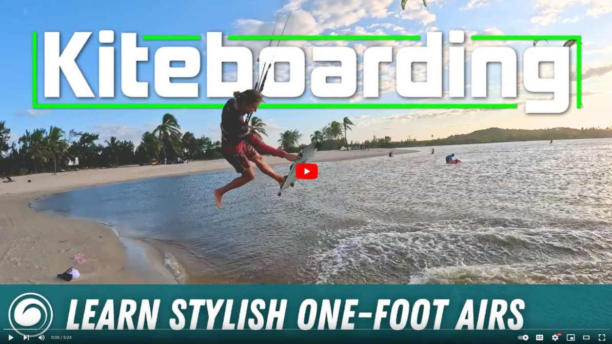 Kiteboarding Tricks | How to Do One-Footed Airs