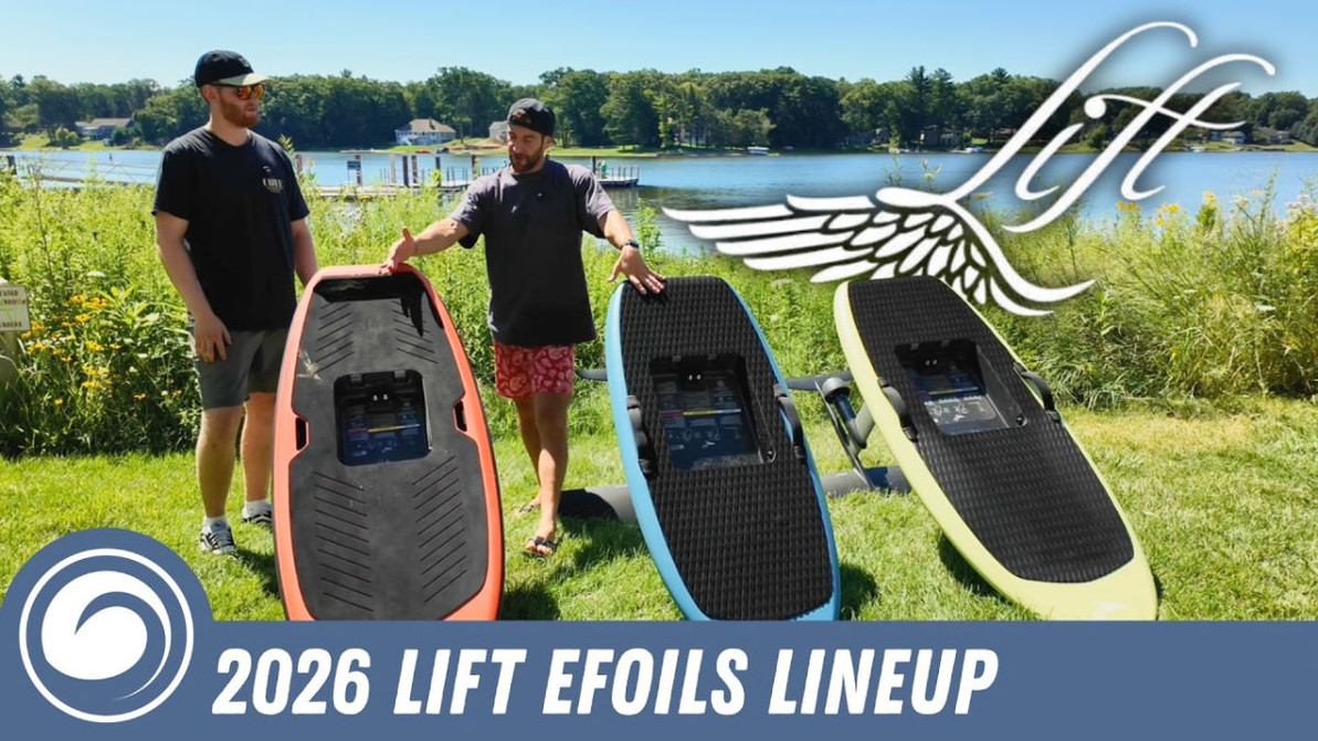 2026 Lift eFoils Lineup: Lift5 F, Lift5, and LiftX