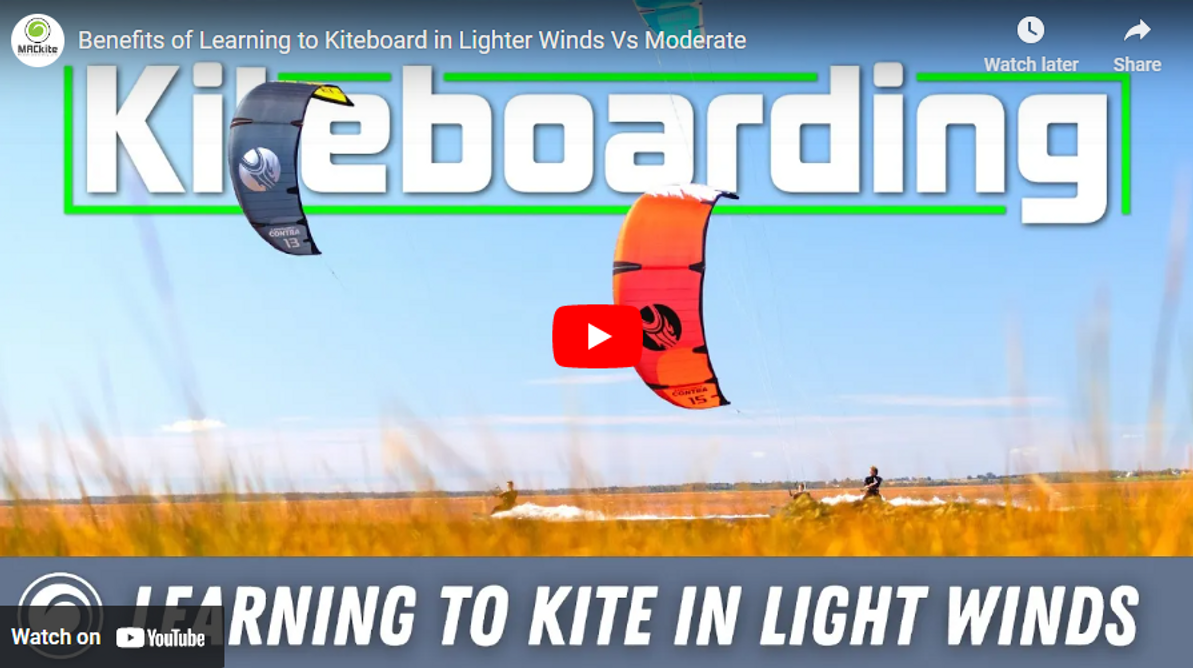 The Benefits of Learning to Kiteboard in Lighter vs. Moderate Winds
