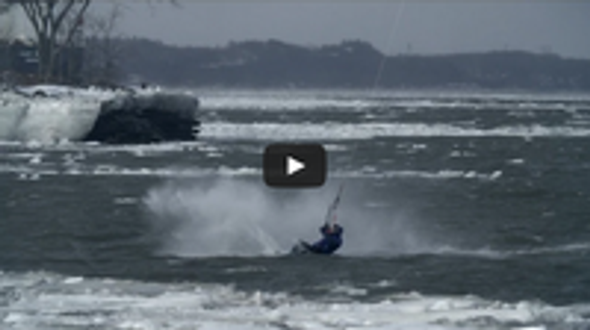 Best Kiteboarding: Extreme Kitesurfing - Men Versus Ice