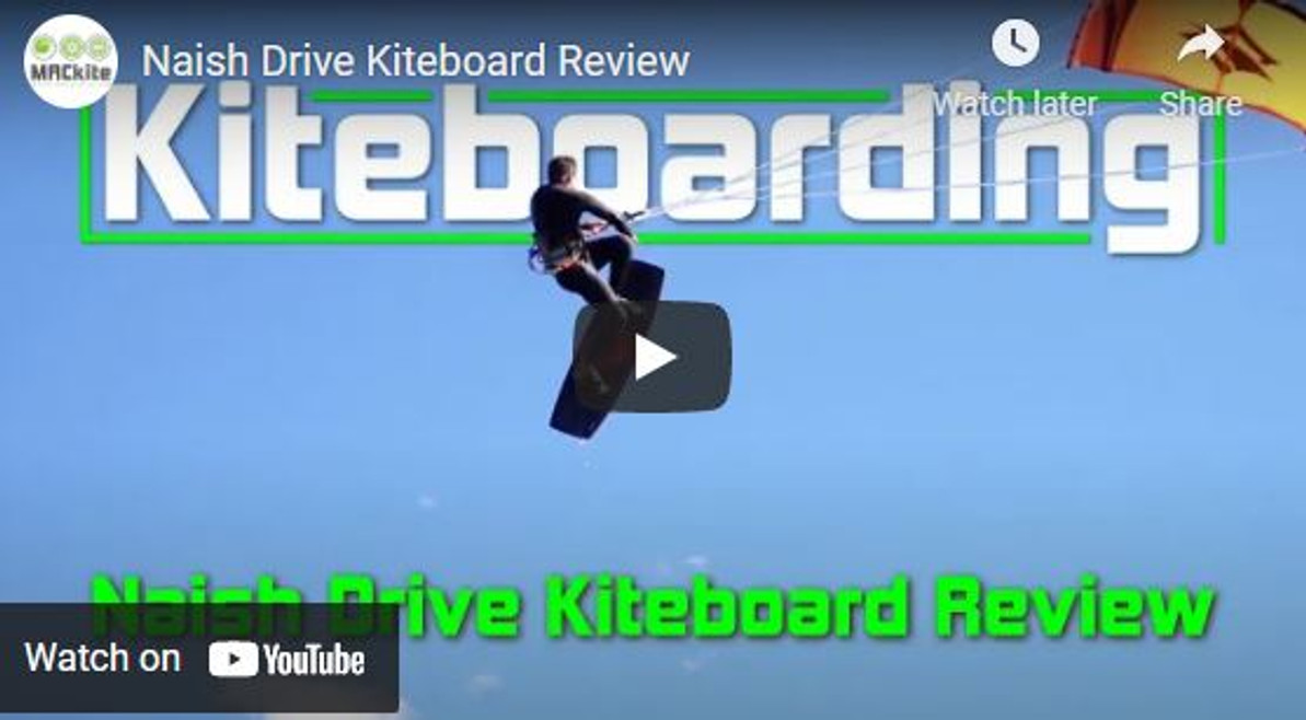 Ewan Jaspan Reviews the Naish Drive Kiteboard