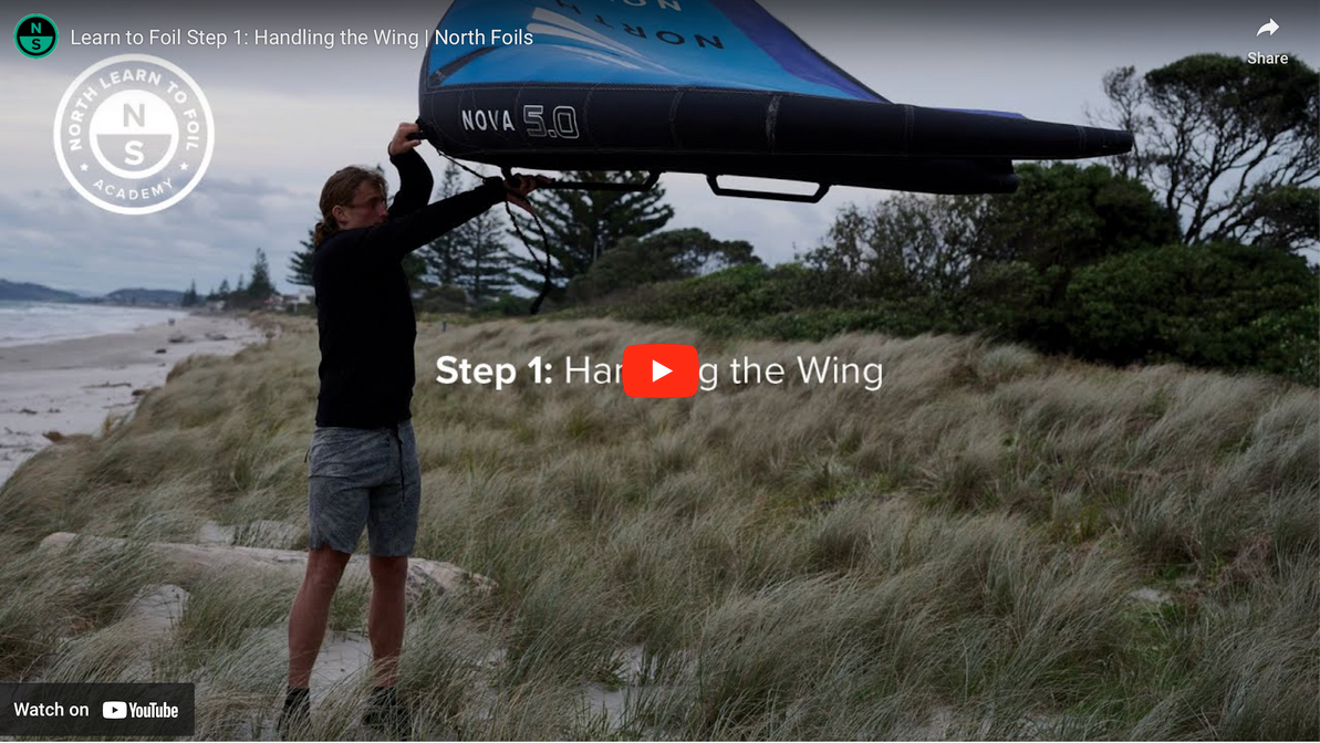 The North Learn-to-Foil Program | Step 1: Wing Handling Mastery