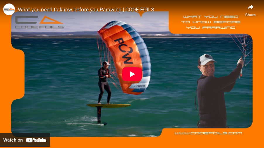 Parawinging Tips from Code Foils