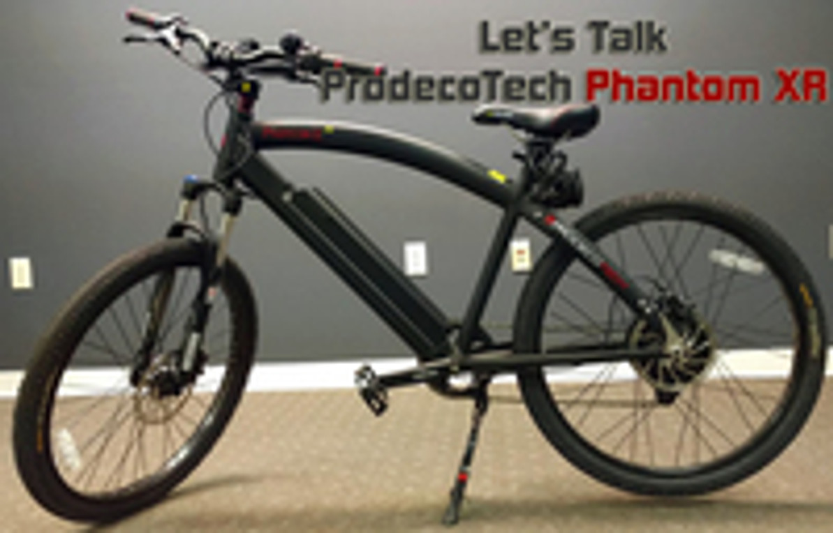 Let's Talk: ProdecoTech Phantom XR Electric Bicycle (With Angela)