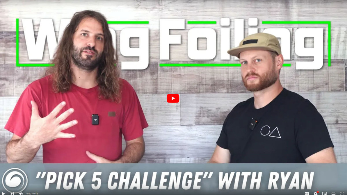 Pick 5 Challenge | Ryan Shares His Wing Foiling Essentials