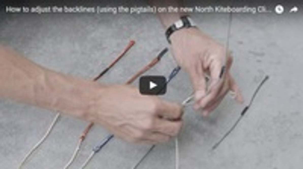 How To Adjust Back Lines Using Pigtails on the North Click Bar